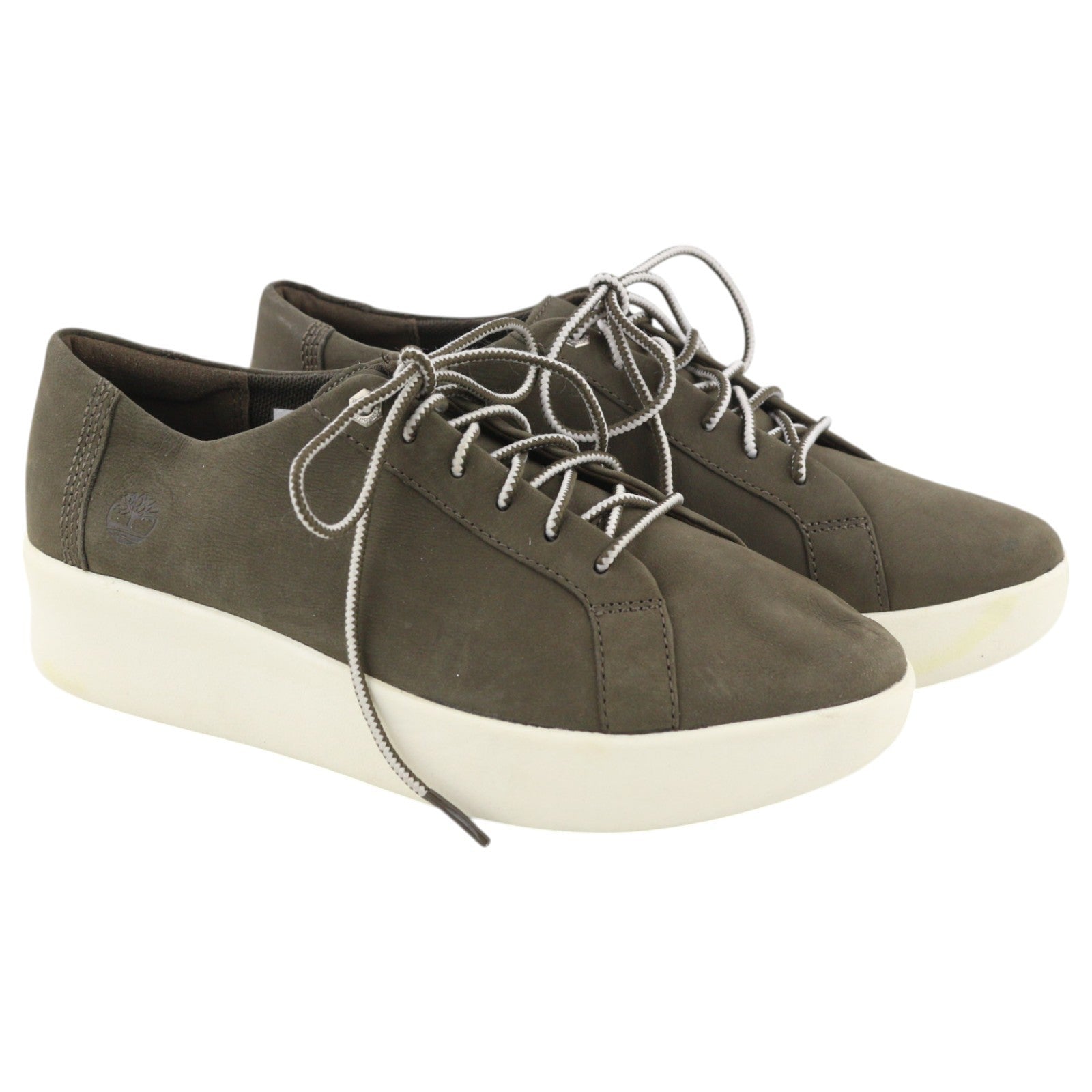 TIMBERLAND A1SSV Women's Sneakers UK4/4.5 EU37/37.5 Dark Leather Low Top