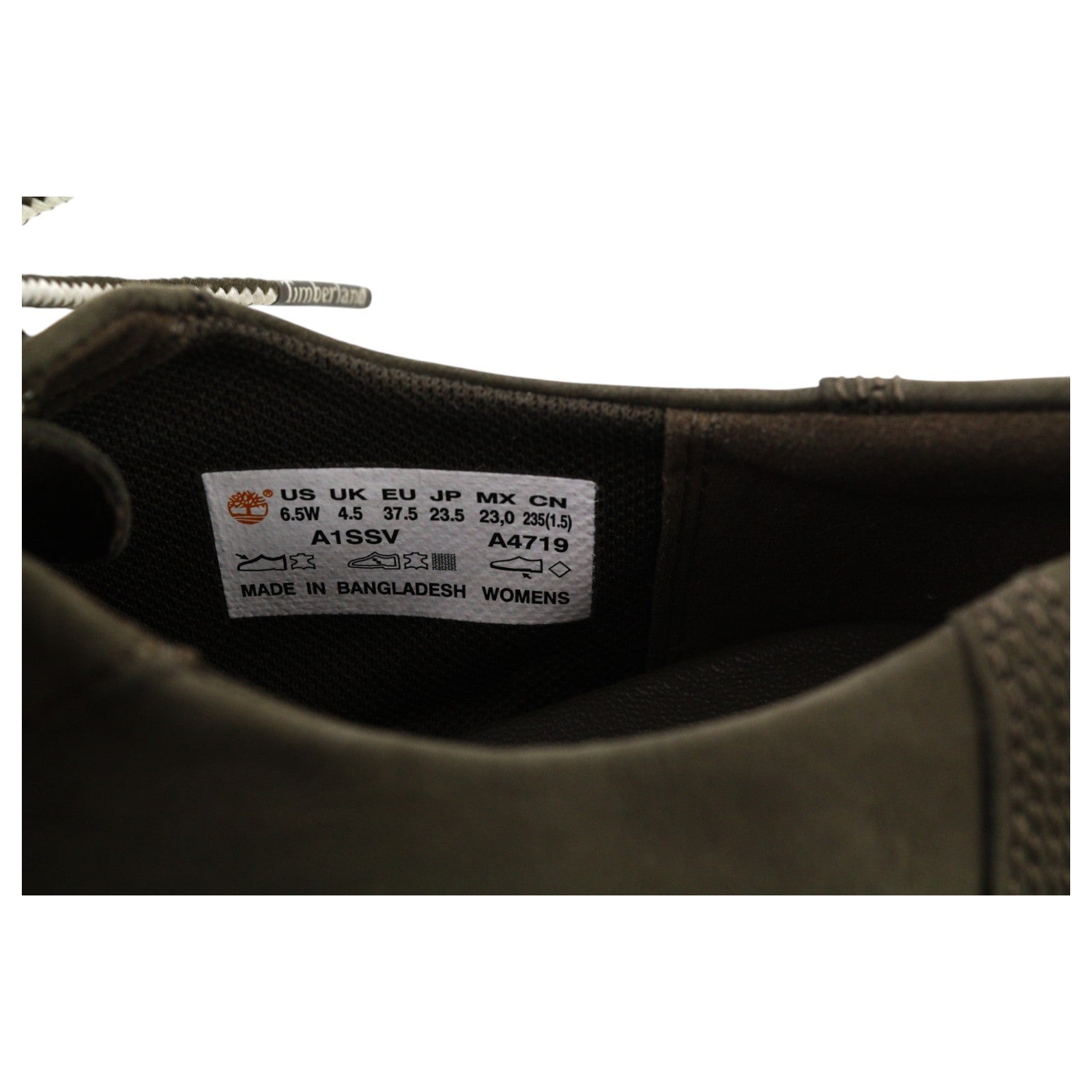 TIMBERLAND A1SSV Women's Sneakers UK4/4.5 EU37/37.5 Dark Leather Low Top