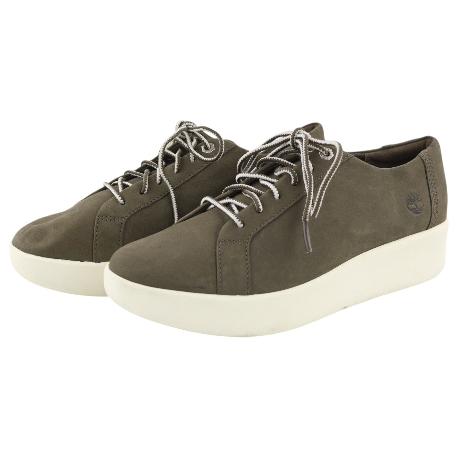 TIMBERLAND A1SSV Women's Sneakers UK4/4.5 EU37/37.5 Dark Leather Low Top