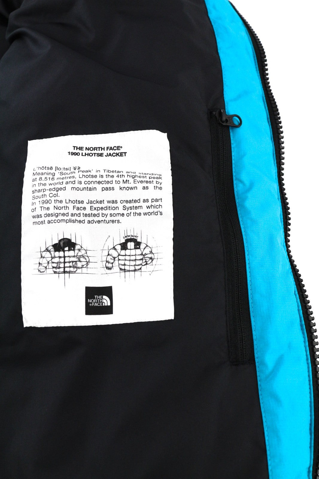 THE NORTH FACE 1990 Lhotse Men's Jacket XS Blue 700 Down Quilted Puffer