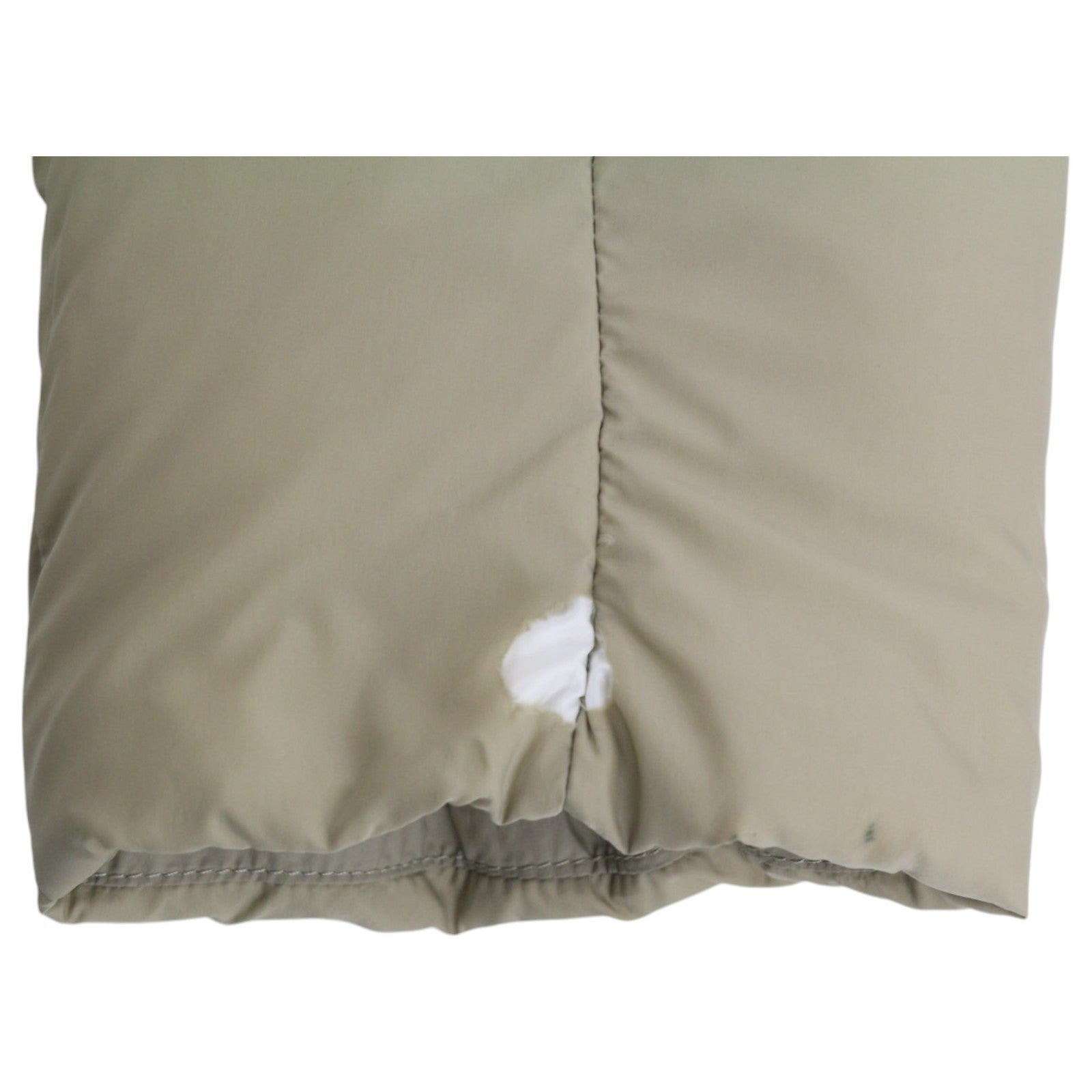 THE NORTH FACE vyriška striukė M Beige 700 Down striukė su gobtuvu ir dygsniuotu pūkuotu logotipu 