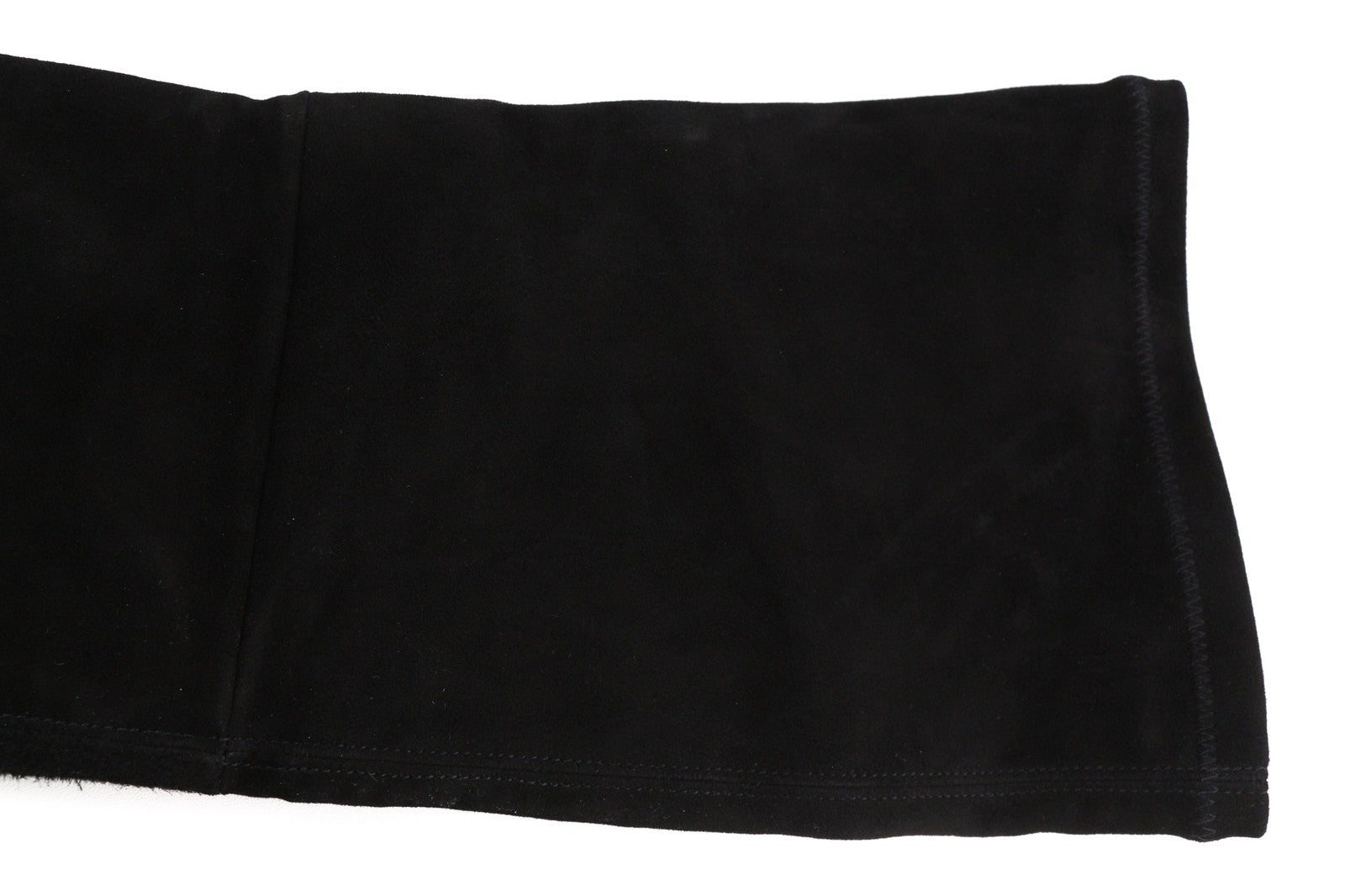 MAJE Flikuio Women's Boots UK4 Black Leather Thigh High Elastic Thin Heel