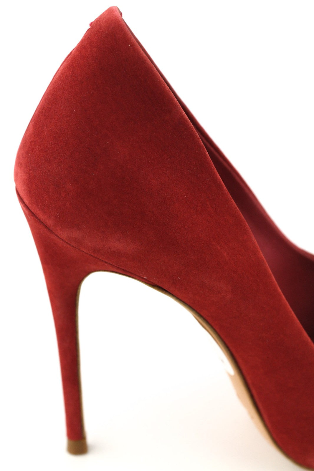 COSMOPARIS Avelia/Nub Rubis Women's Heels UK3.5 EU36 Red Suede Pointed Pumps