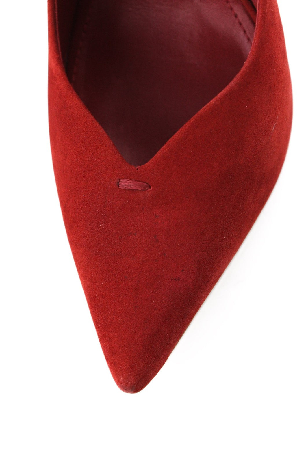 COSMOPARIS Avelia/Nub Rubis Women's Heels UK3.5 EU36 Red Suede Pointed Pumps