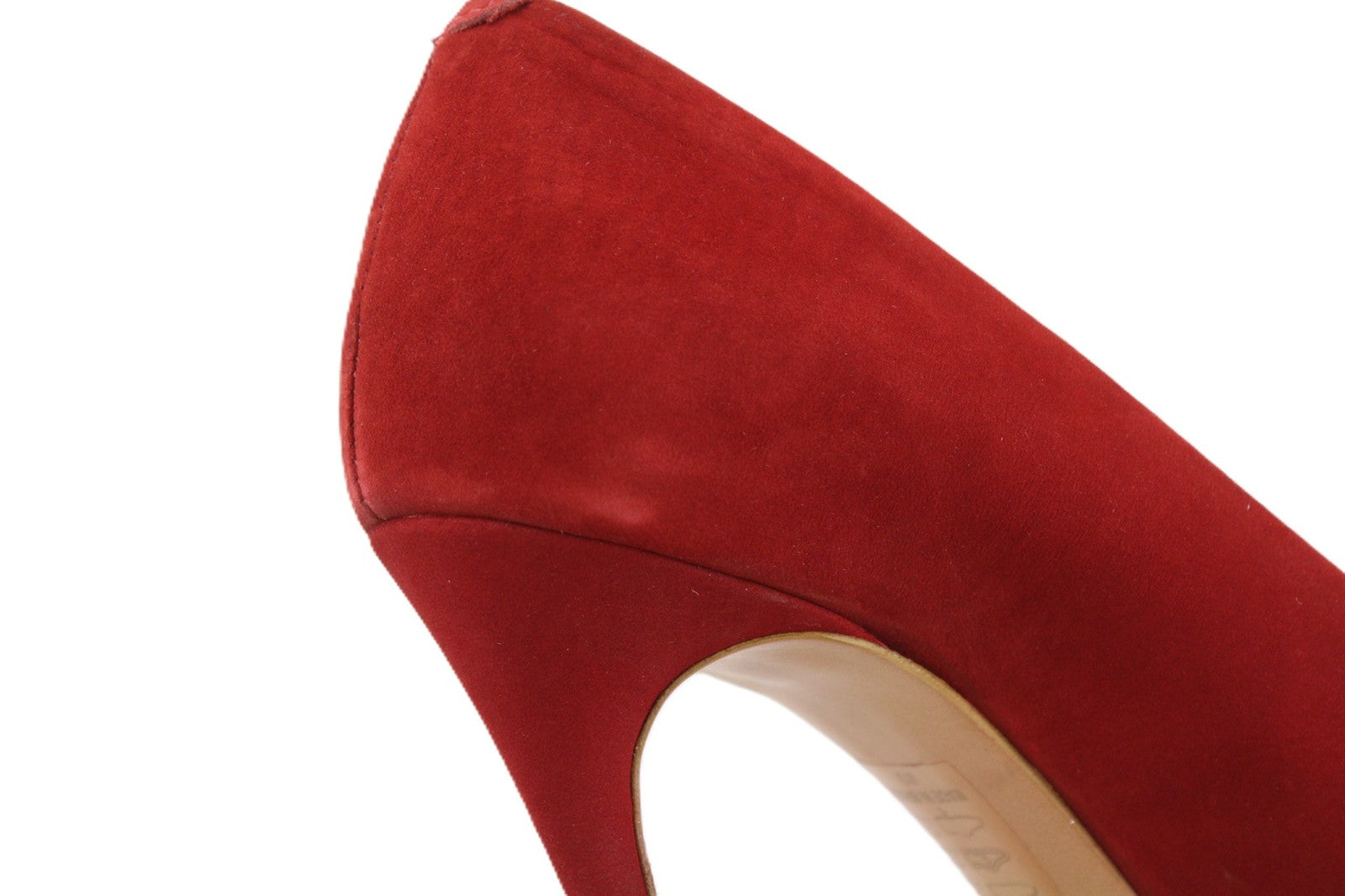 COSMOPARIS Avelia/Nub Rubis Women's Heels UK3.5 EU36 Red Suede Pointed Pumps