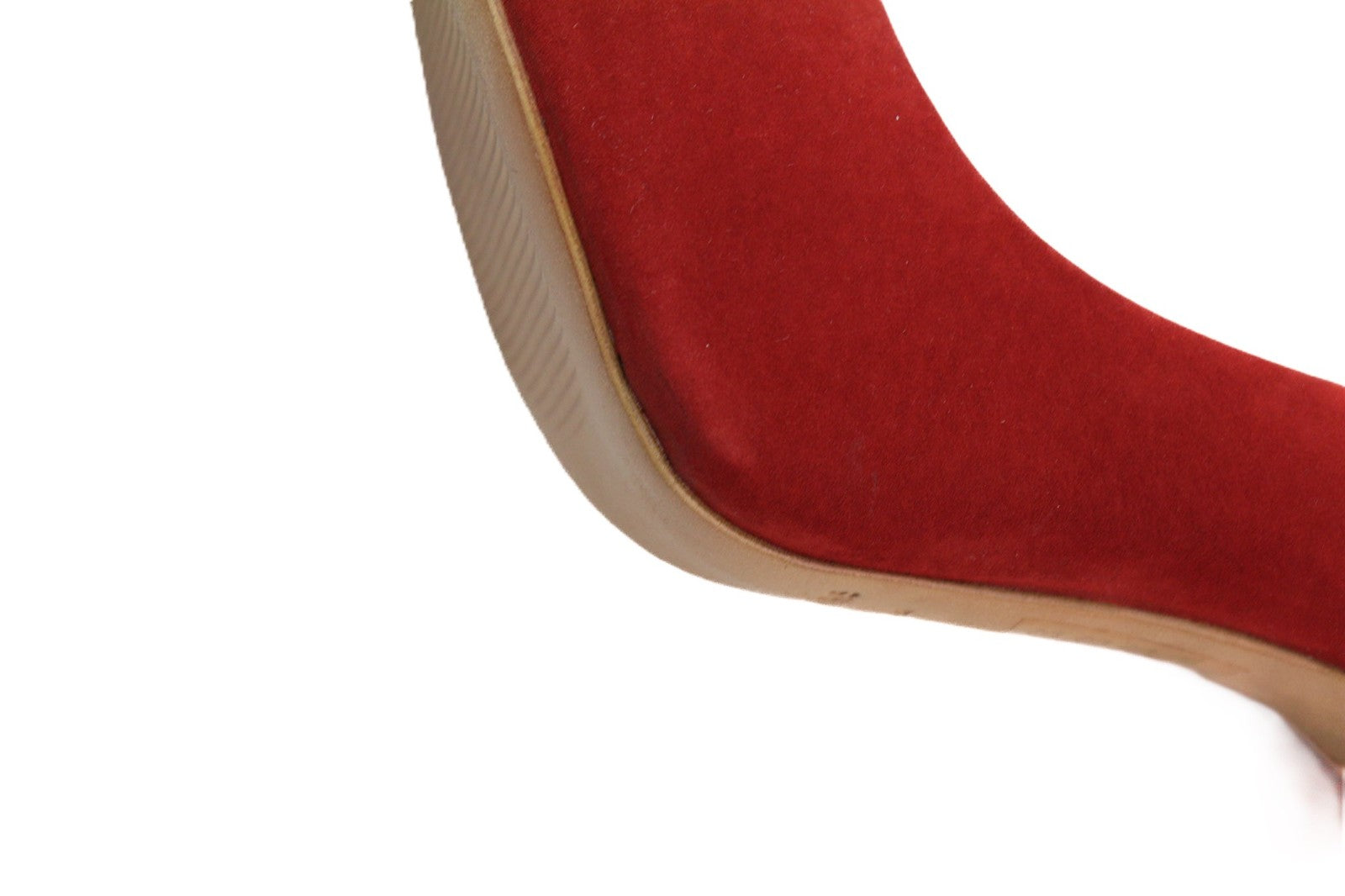 COSMOPARIS Avelia/Nub Rubis Women's Heels UK3.5 EU36 Red Suede Pointed Pumps