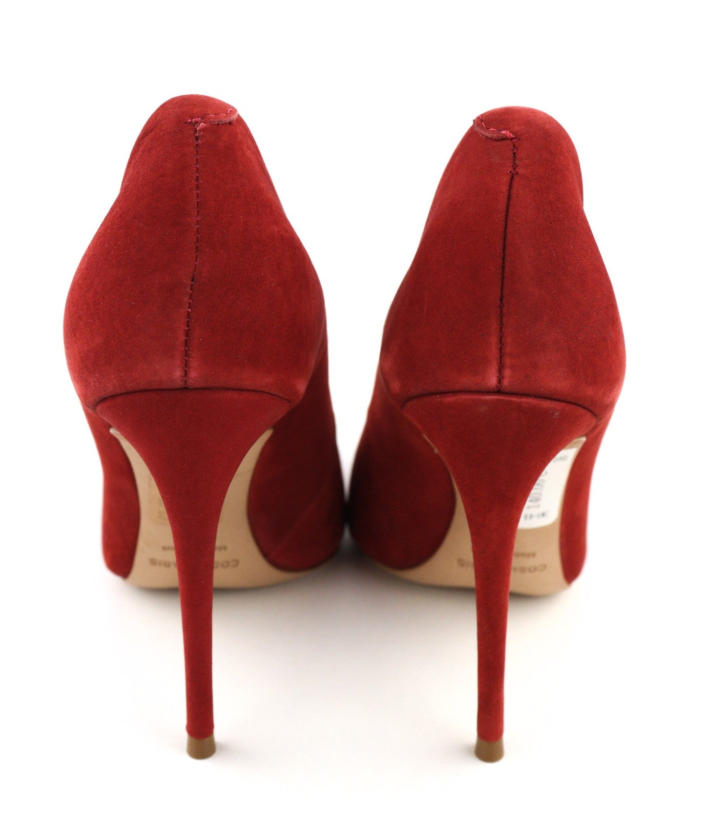 COSMOPARIS Avelia/Nub Rubis Women's Heels UK3.5 EU36 Red Suede Pointed Pumps