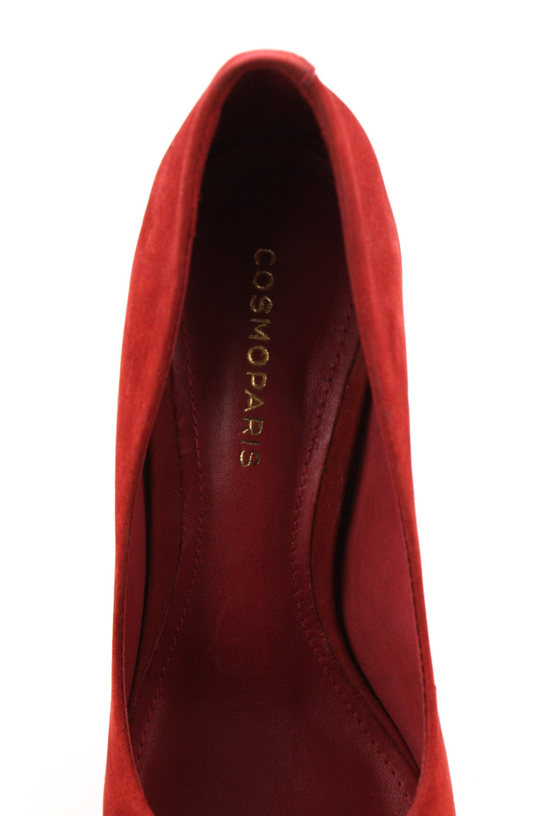 COSMOPARIS Avelia/Nub Rubis Women's Heels UK3.5 EU36 Red Suede Pointed Pumps