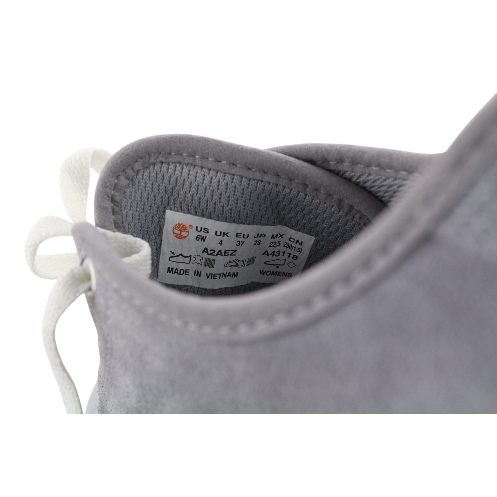 TIMBERLAND A2AEZ Women's Sneakers UK4/4.5 EU37/37.5 Grey Suede