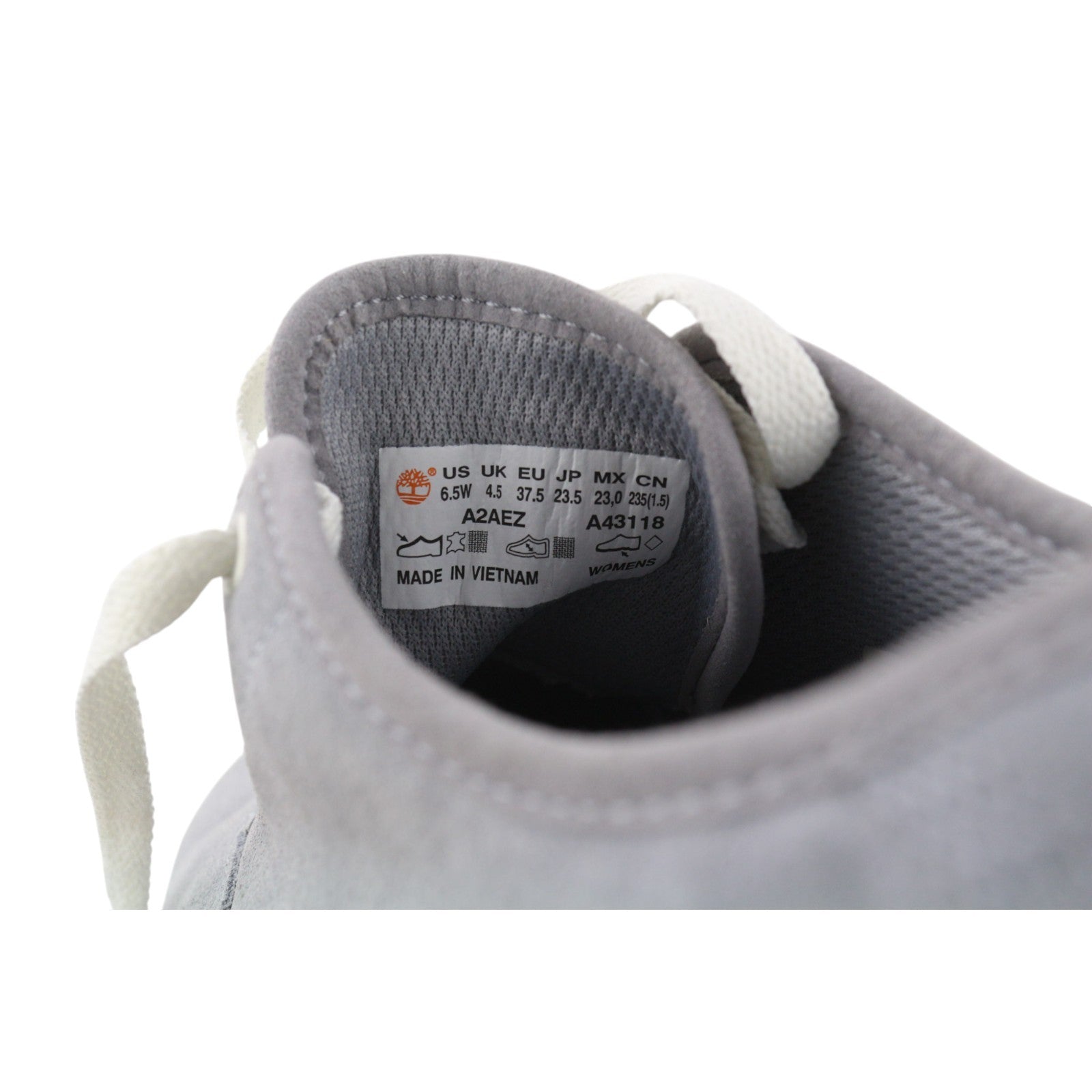 TIMBERLAND A2AEZ Women's Sneakers UK4/4.5 EU37/37.5 Grey Suede