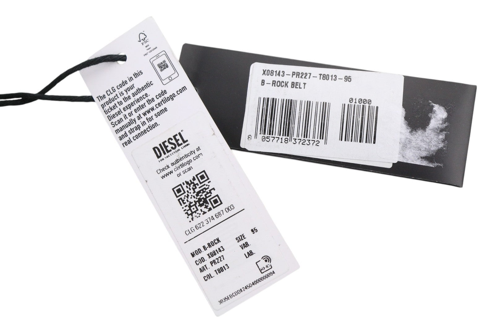 DIESEL B-Rock vyriškas diržas, 95 cm, juodas, odinis, su detalia metaline sagtimi, RRP80 