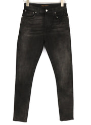 NUDIE JEANS Pipe Led Men's Jeans W29/L32 Grey Marble Organic Slim Fit Logo