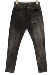 NUDIE JEANS Pipe Led Men's Jeans W30/L30 Grey Marble Organic Slim Fit Faded