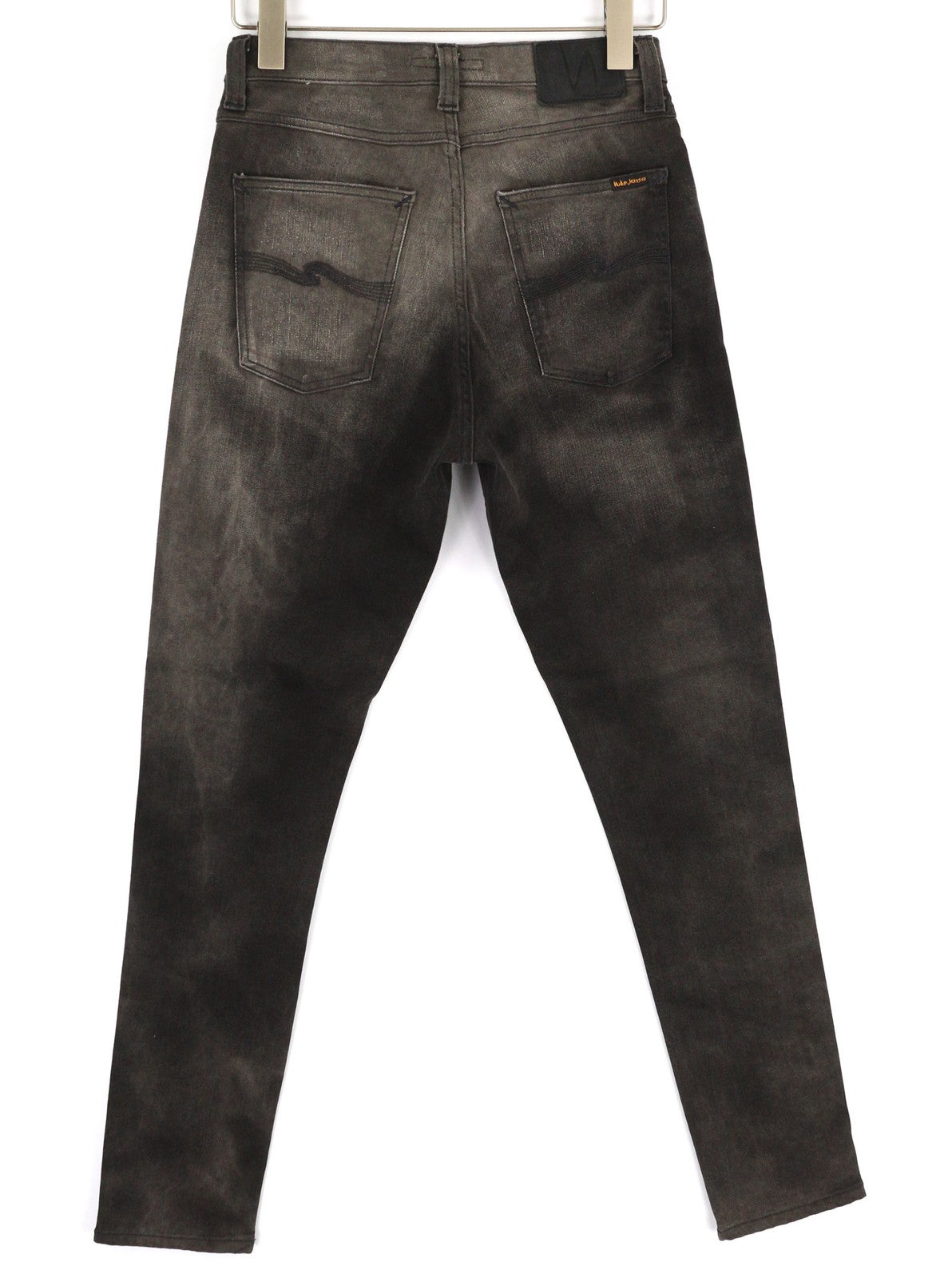 NUDIE JEANS Pipe Led Men's Jeans W30/L30 Grey Marble Organic Slim Fit Faded