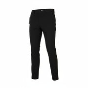 PT TORINO Lamda Men's Trousers 52 W33 Black Chino Slim Fit Unfinished Hem
