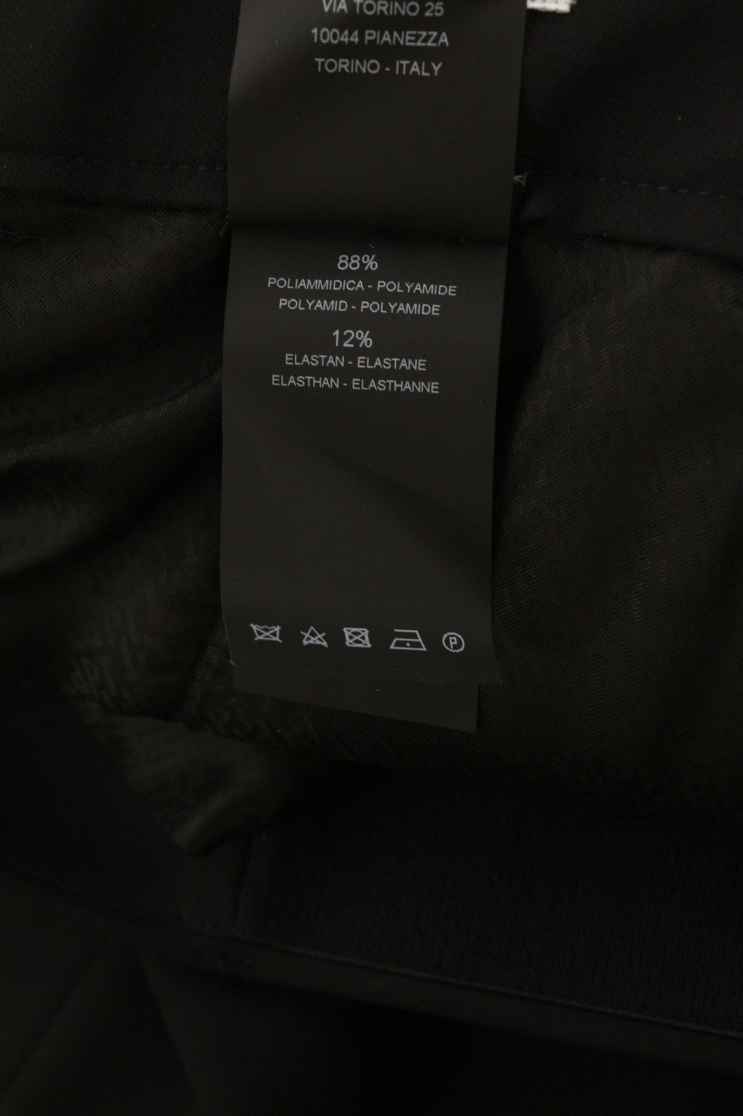 PT TORINO Lamda Men's Trousers 52 W33 Black Chino Slim Fit Unfinished Hem