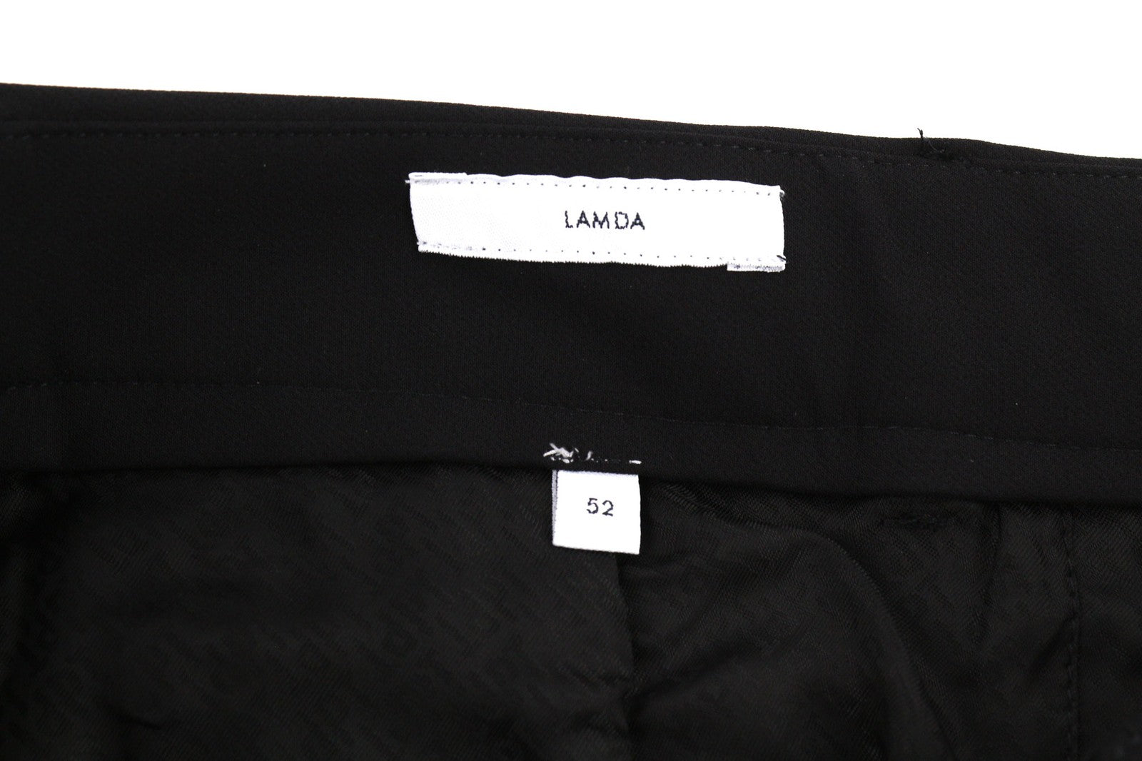 PT TORINO Lamda Men's Trousers 52 W33 Black Chino Slim Fit Unfinished Hem