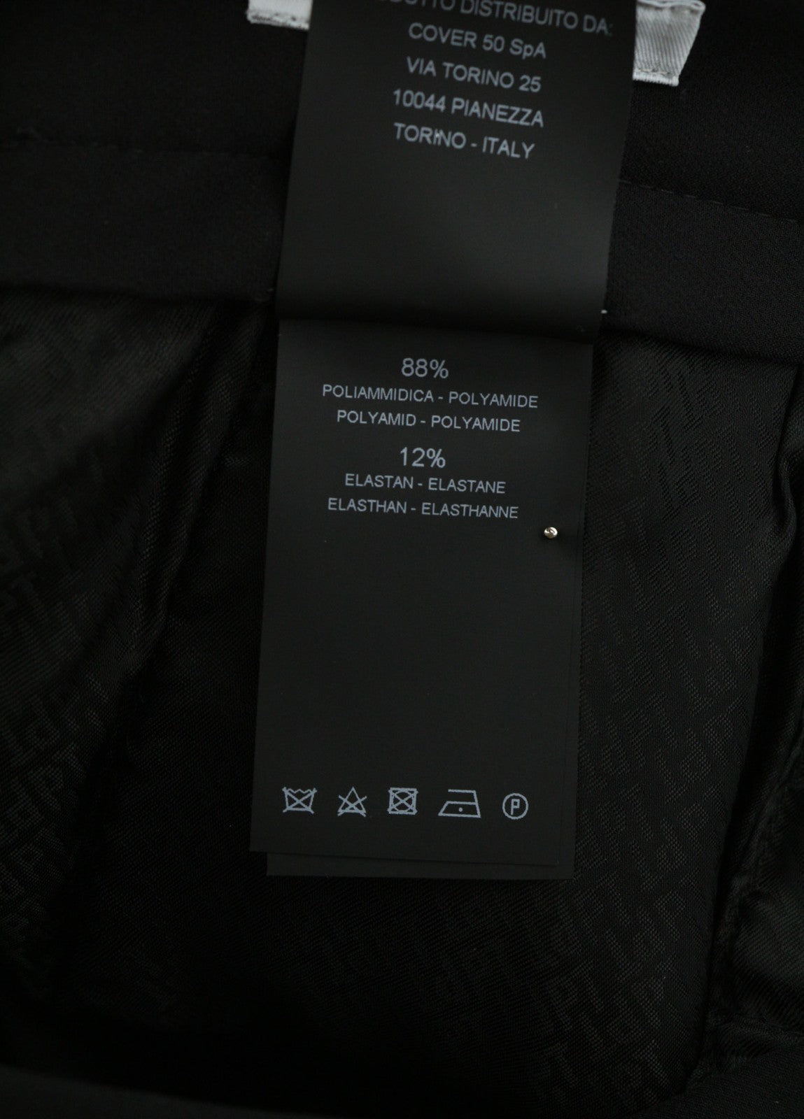 PT TORINO Lamda Men's Trousers 46 W29 Black Chino Slim Fit Unfinished Hem