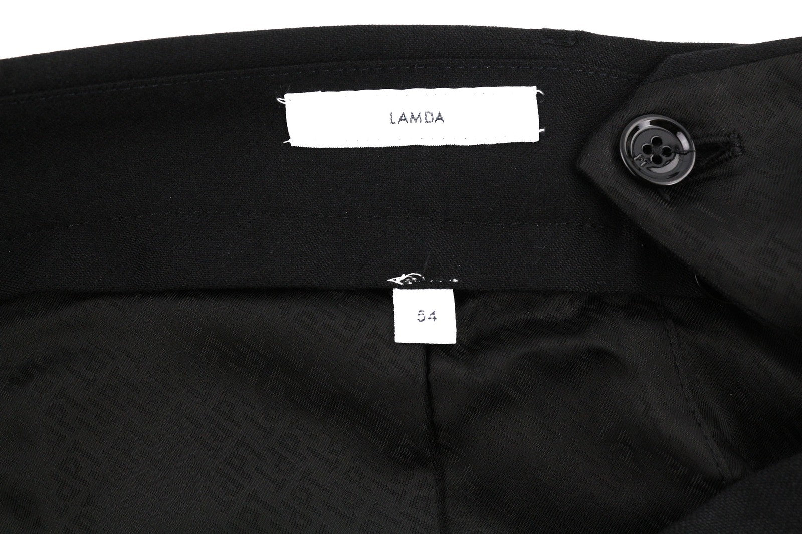 PT TORINO Lamda Men's Trousers 54 W37 Black Fleece Wool Cargo Zipped Pocket