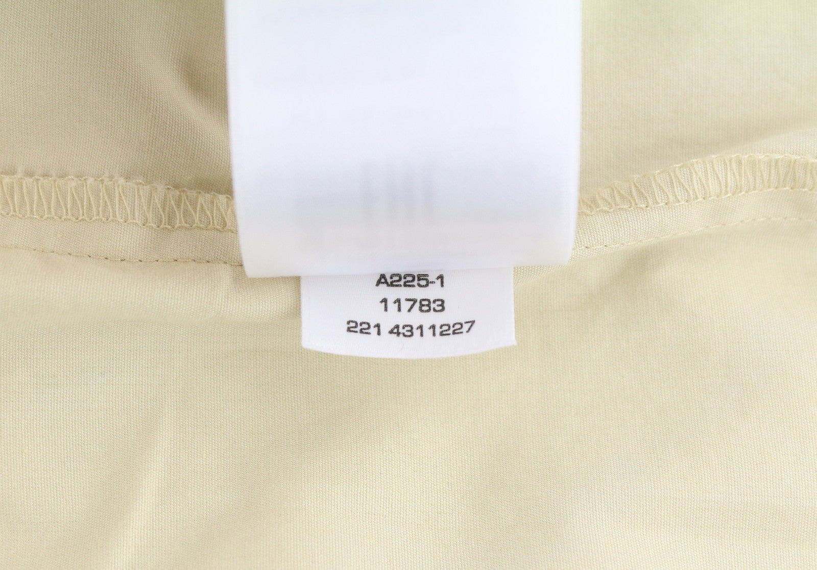 GANT Lux Poplin Popover moteriška palaidinė EU46 dykumos smėlio spalvos V formos iškirpte, 3/4 rankovėmis 