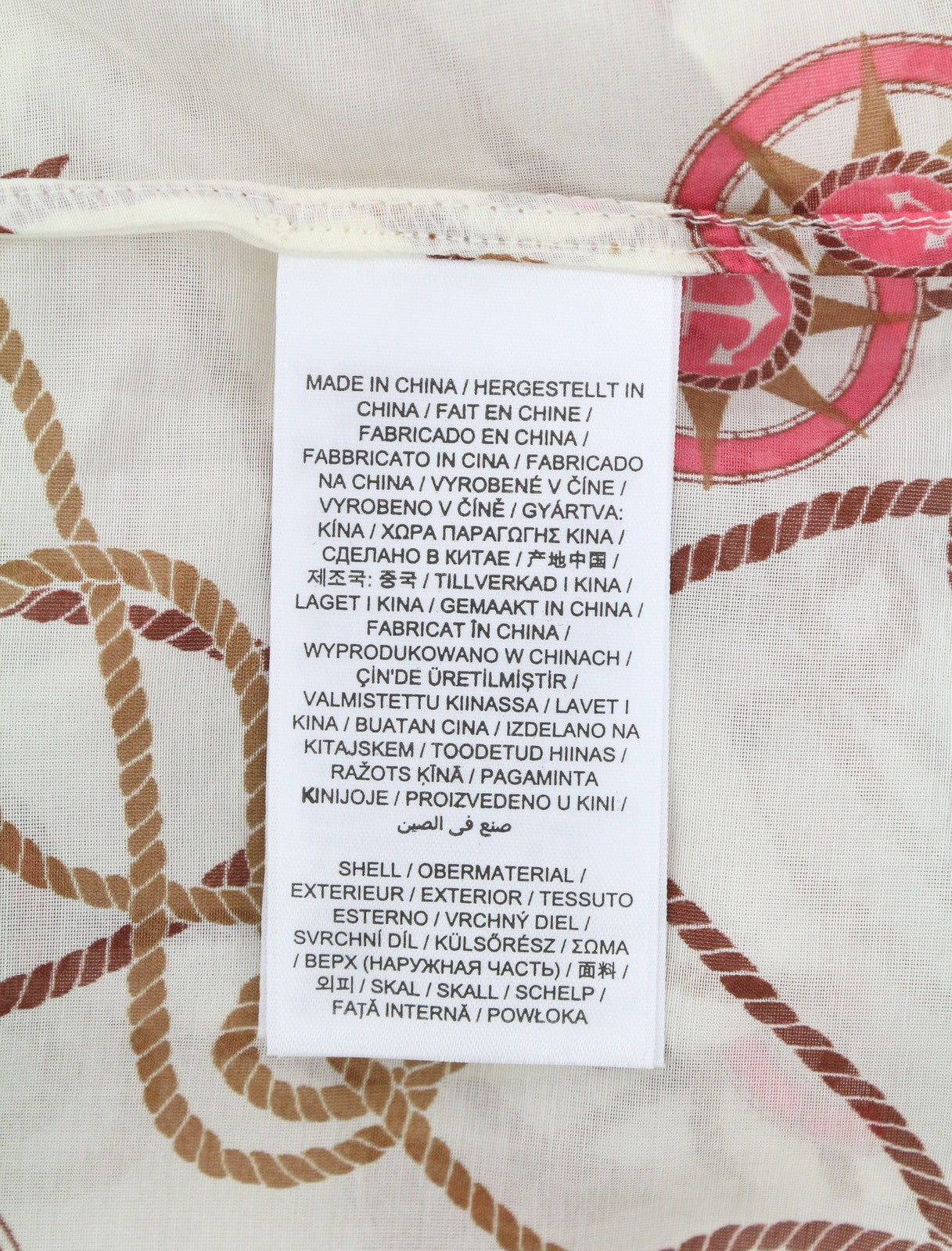 GANT buriavimo rašto šilkinis moteriškas marškinėlis, EU34, baltas, sagomis užsegamas, platėjančia apykakle. 