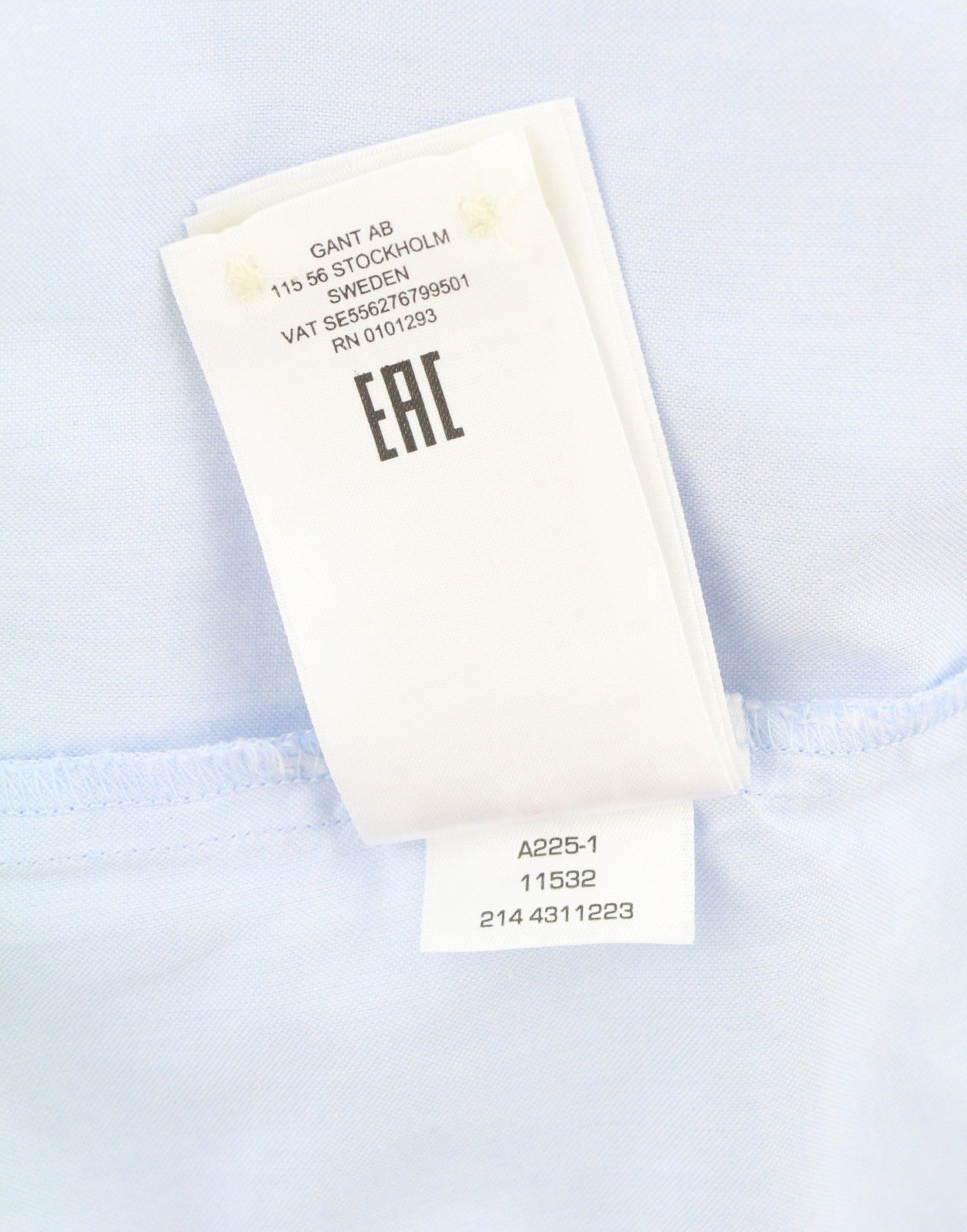 GANT Bow Oxford Puff Women Shirt EU38 Hamptons Blue Button-Up Self-Tied Classic