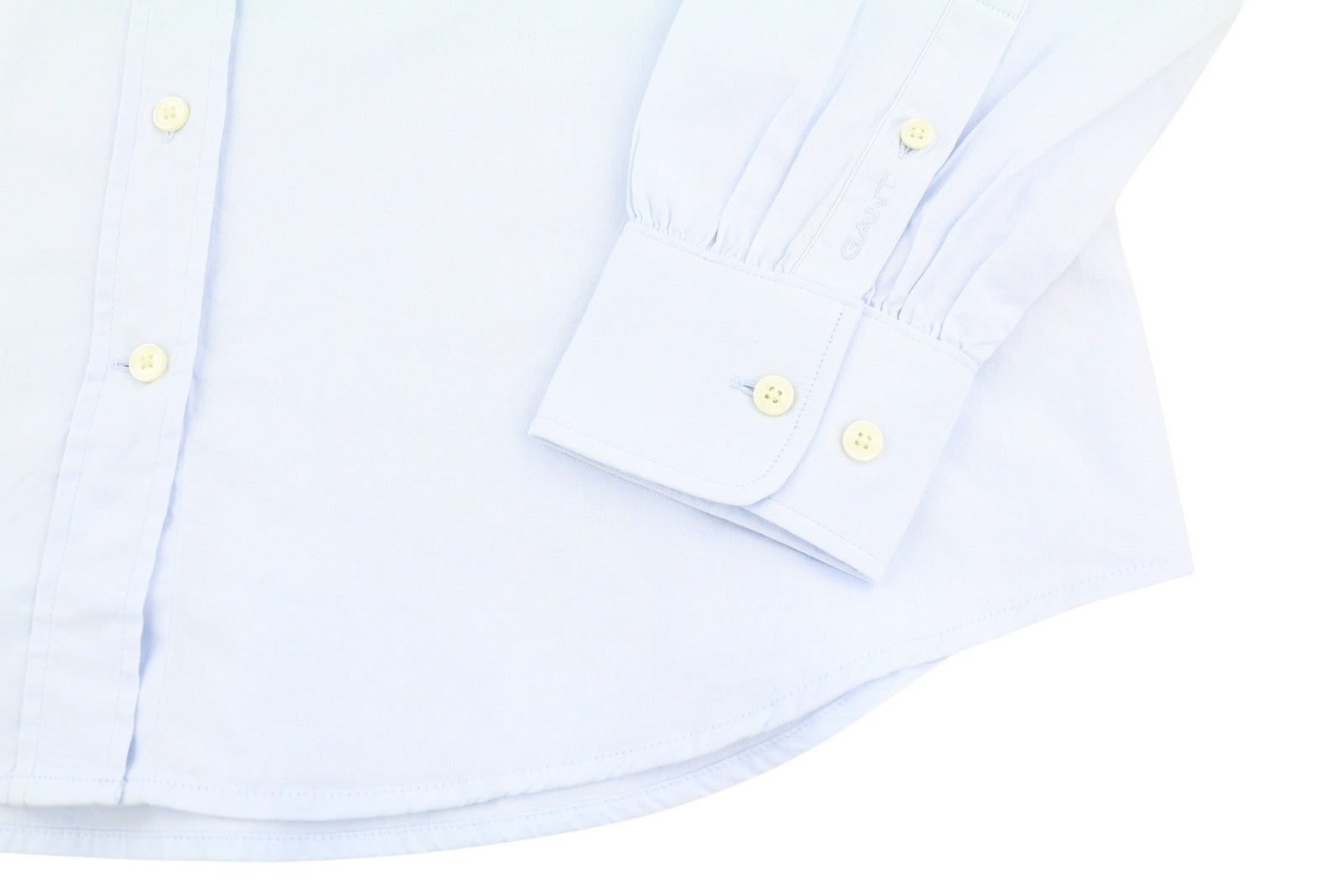 GANT Bow Oxford Puff Women Shirt EU38 Hamptons Blue Button-Up Self-Tied Classic