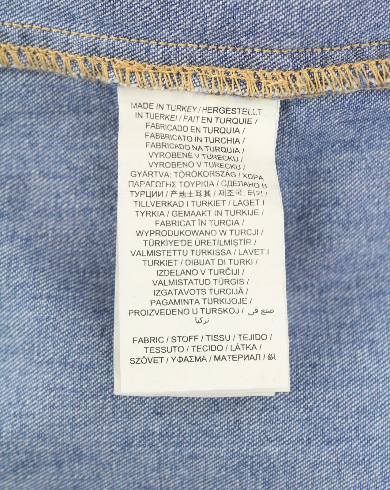 GANT Relaxed Denim Women Shirt EU32 Indigo Western Snap Buttons Spread Neck