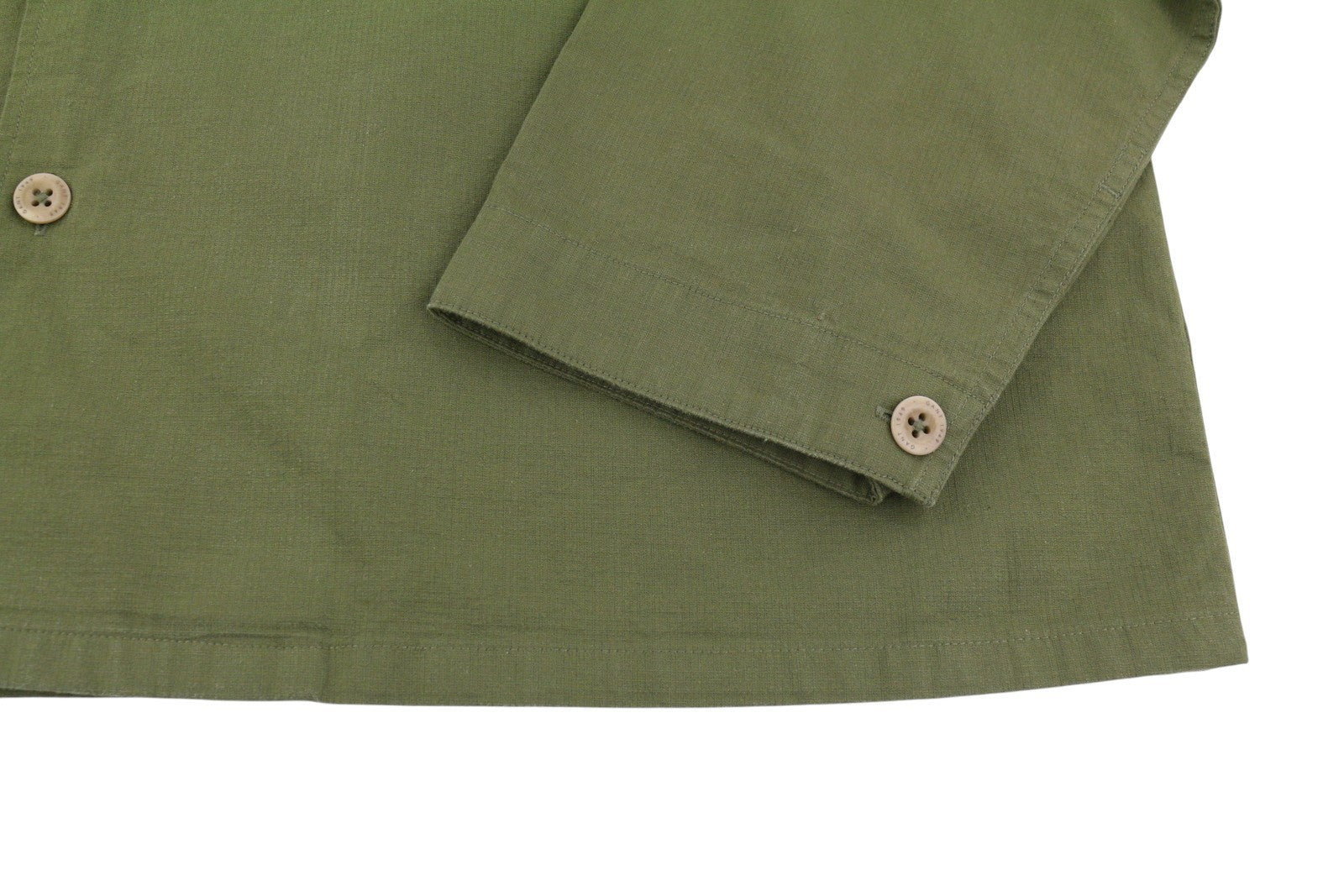 GANT Ripstop Overshirt Men Jacket XL Racing Green Button-Up Patch Pocket Thin
