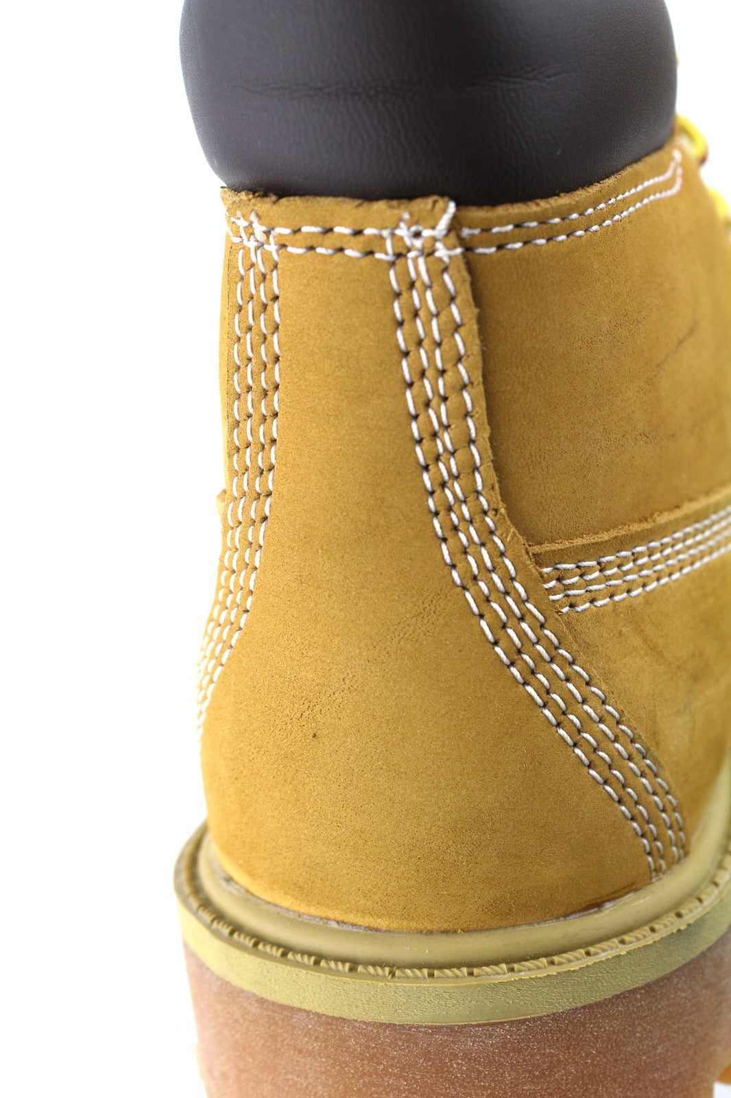 TIMBERLAND 12909-A3430 Boys Shoes EU35/35.5 Brown Leather Lace-Up Classic Boots