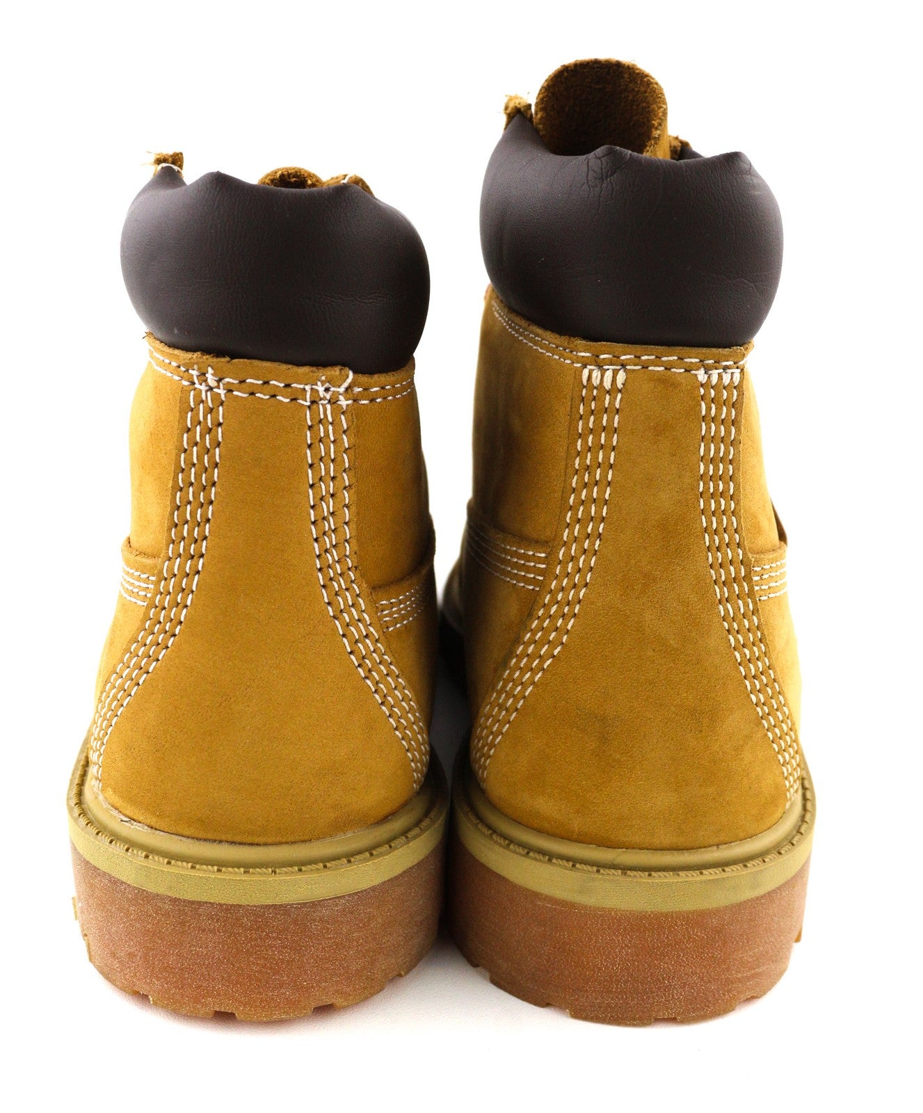 TIMBERLAND 12909-A3430 Boys Shoes EU35/35.5 Brown Leather Lace-Up Classic Boots