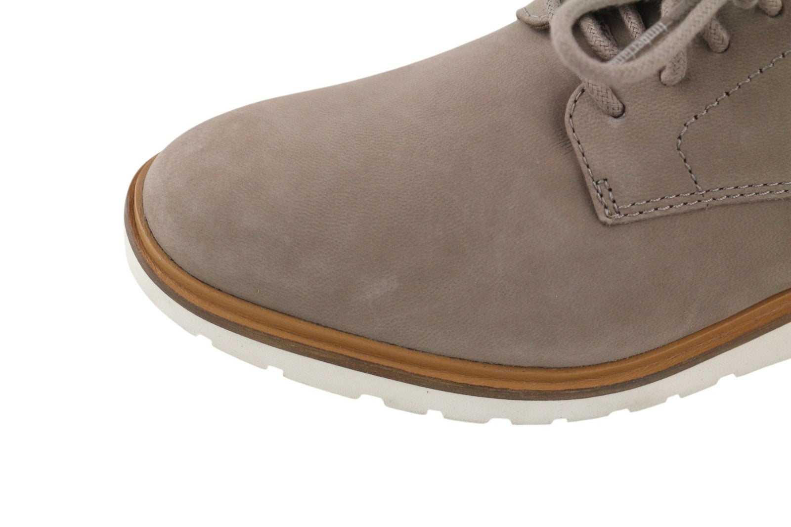 TIMBERLAND A1MLQ-A5619 Women Shoes EU37.5/38 Grey Brown Leather Laced Low-Top