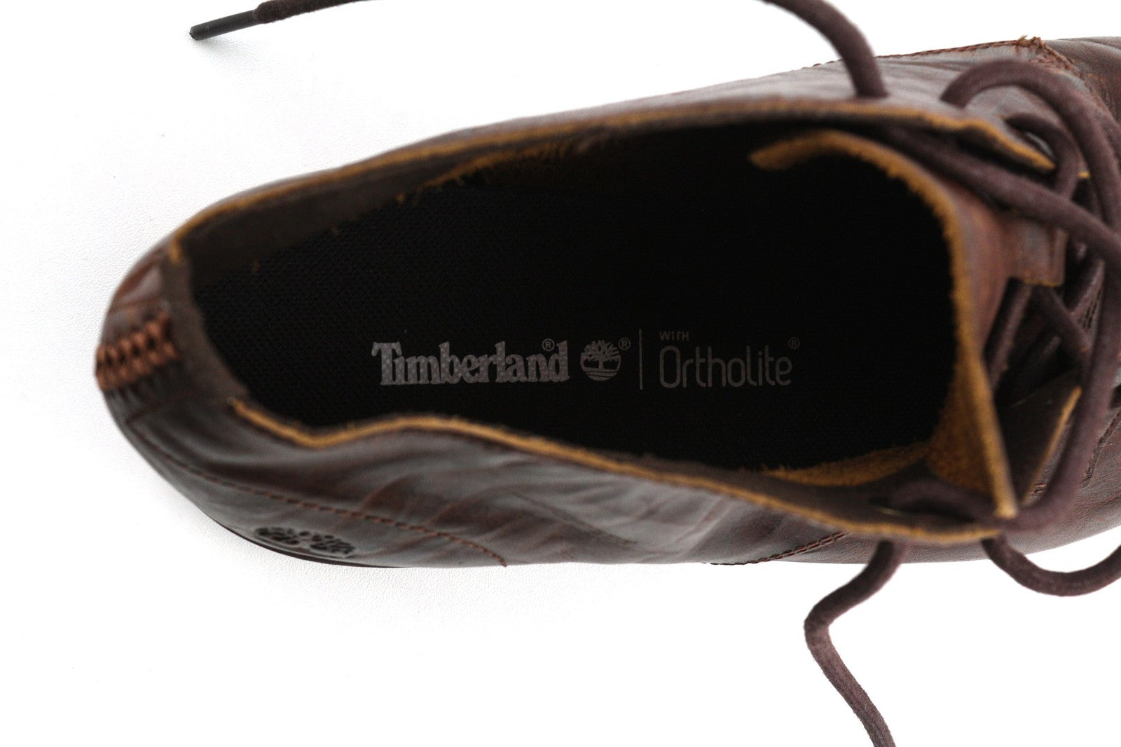 TIMBERLAND A22GK-A3619 Men Shoes EU43/43.5 Dark Brown Leather Casual Lace-Up
