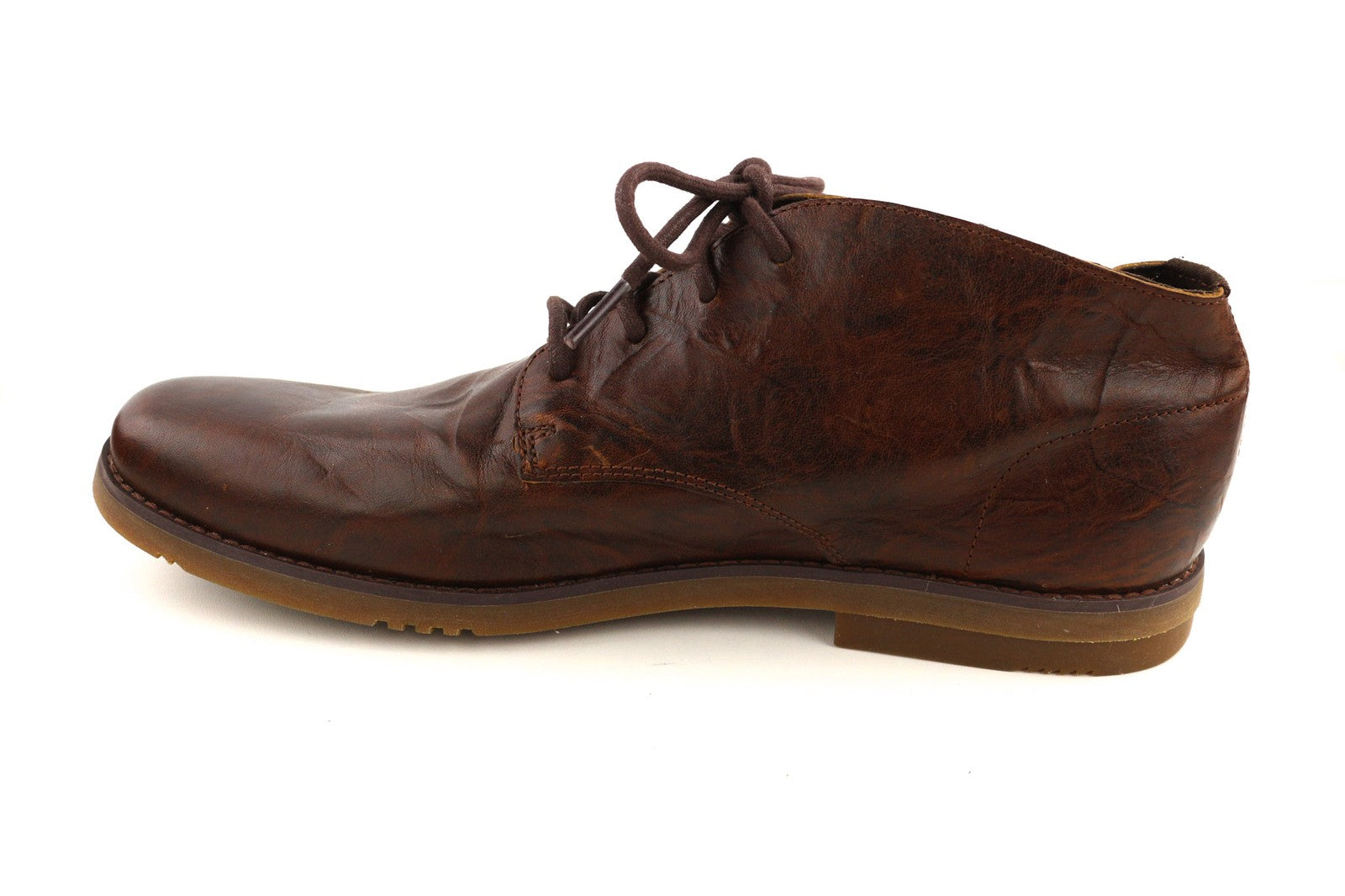 TIMBERLAND A22GK-A3619 Men Shoes EU43/43.5 Dark Brown Leather Casual Lace-Up