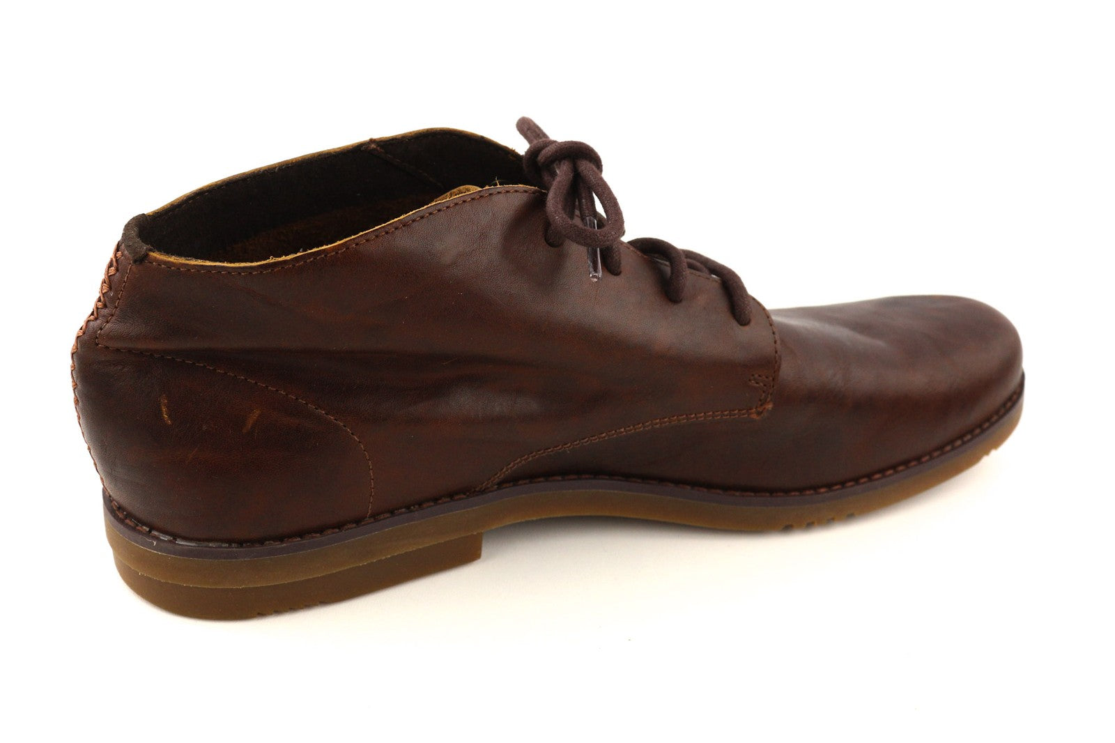 TIMBERLAND A22GK-A3619 Men Shoes EU43/43.5 Dark Brown Leather Casual Lace-Up