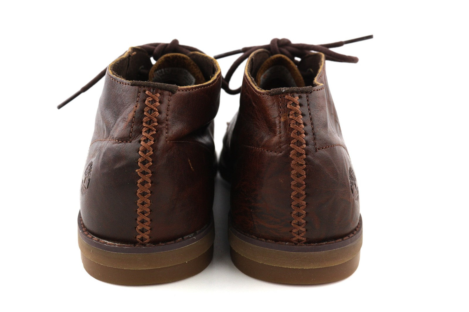 TIMBERLAND A22GK-A3619 Men Shoes EU43/43.5 Dark Brown Leather Casual Lace-Up