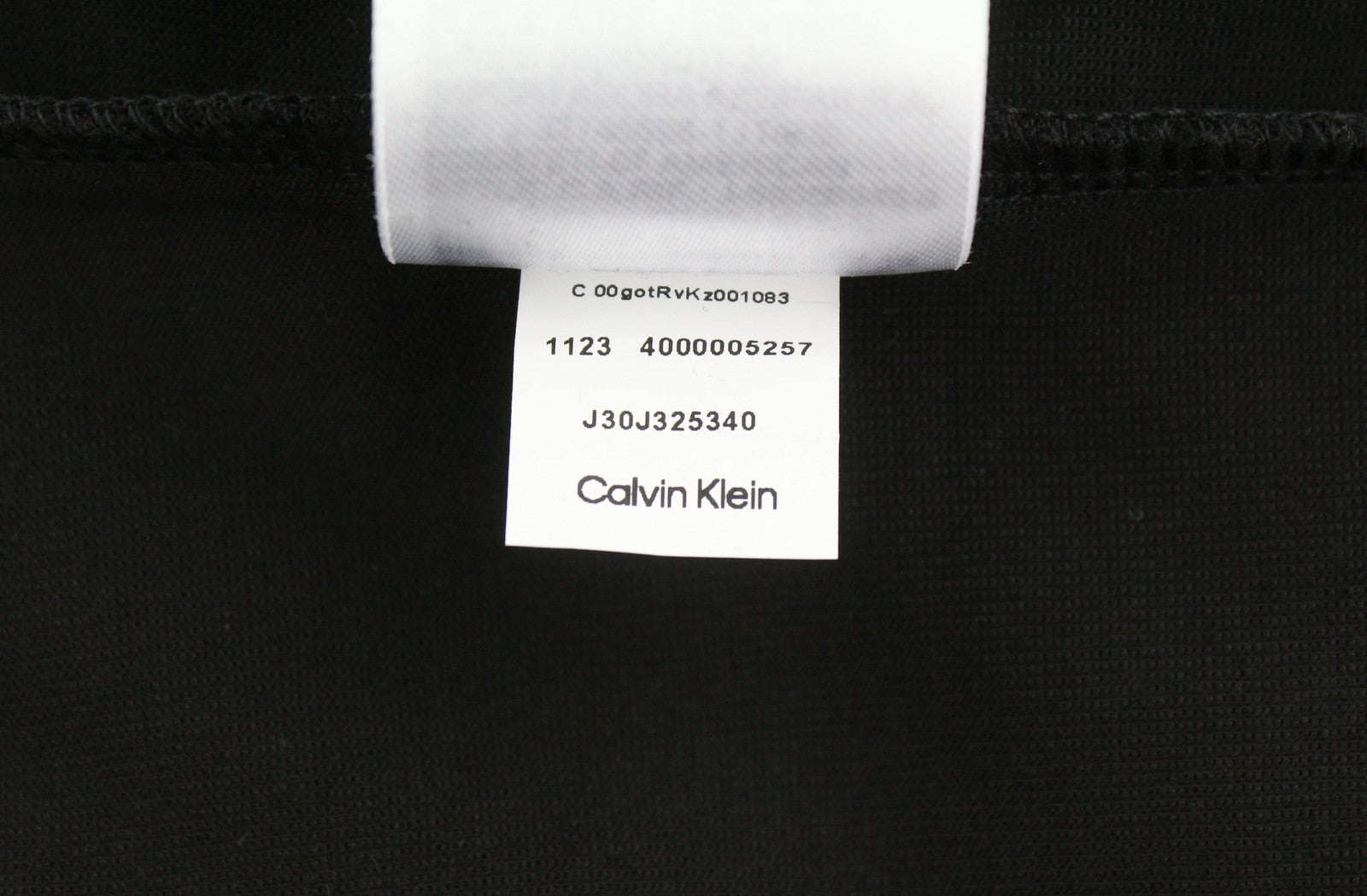 CALVIN KLEIN Men Hoodie XL Black Kangaroo Pocket Front Logo Hooded Pullover