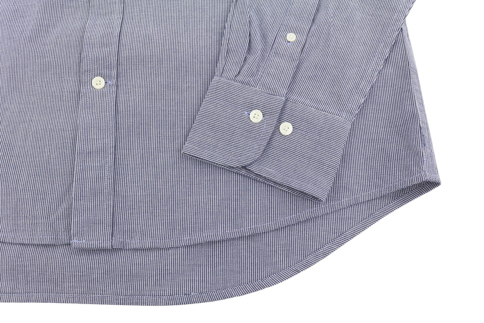 GANT Reg Texture Men Shirt L Persian Blue Button-Down Neck Patch Pocket Casual