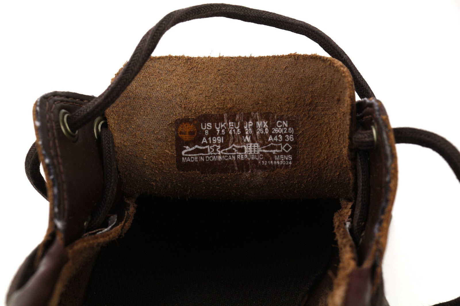 TIMBERLAND A199I-A4336 Men Shoes EU41/41.5 Dark Brown Leather Loafer Low-Top