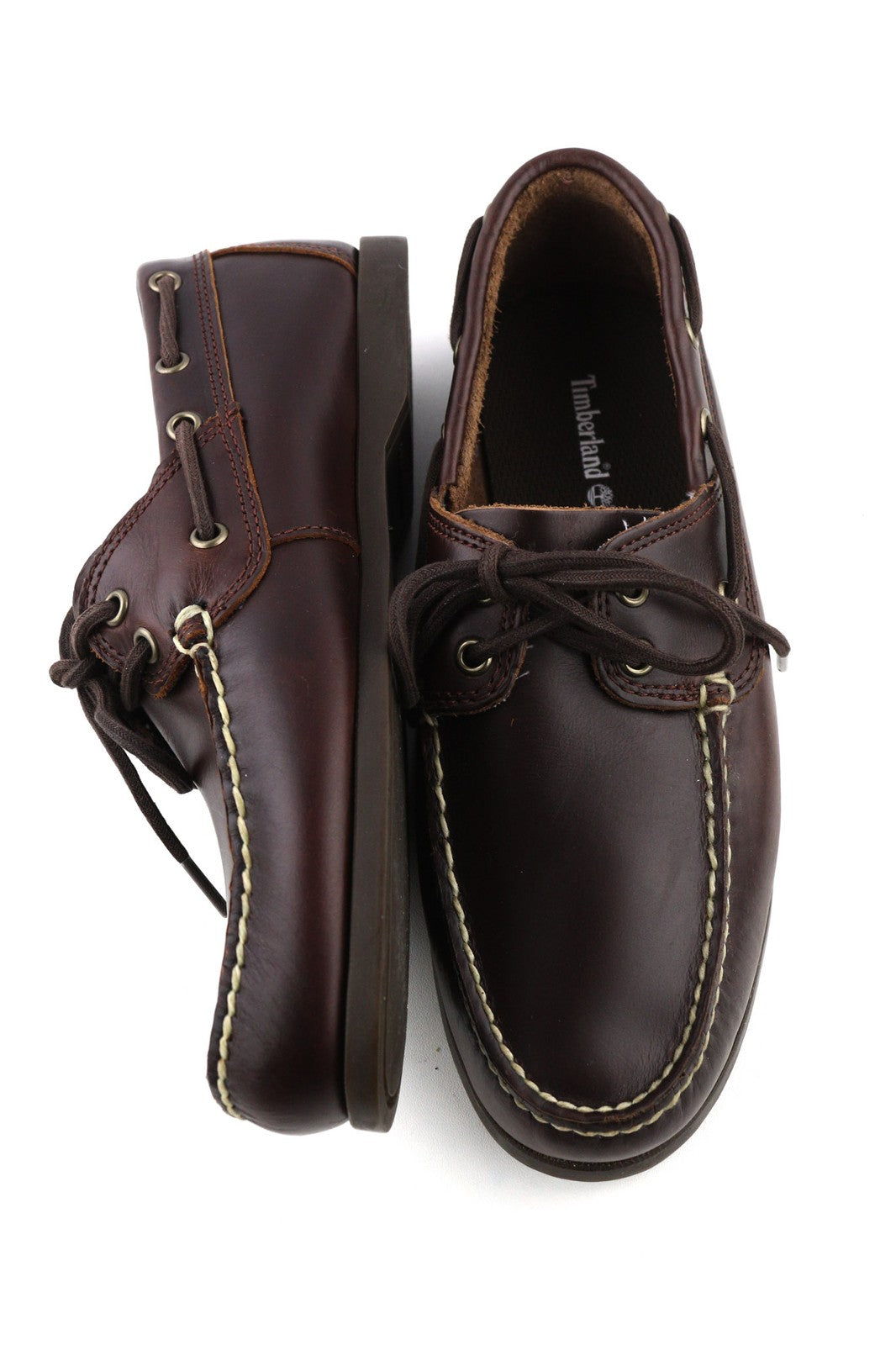 TIMBERLAND A199I-A4336 Men Shoes EU41/41.5 Dark Brown Leather Loafer Low-Top