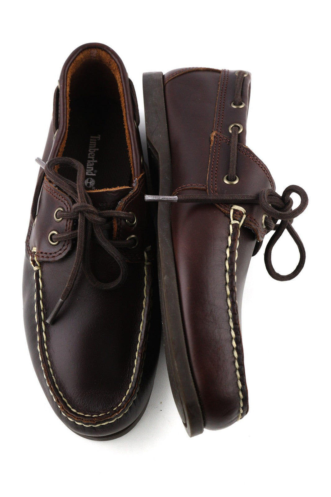 TIMBERLAND A199I-A4336 Men Shoes EU41/41.5 Dark Brown Leather Loafer Low-Top