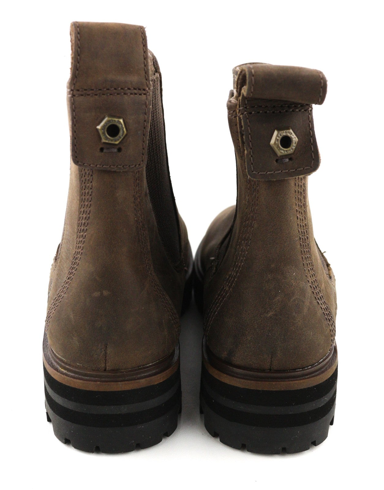 TIMBERLAND A29AH-A3919 Women Shoes EU37/37.5 Dark Brown Casual Pull-On Boots