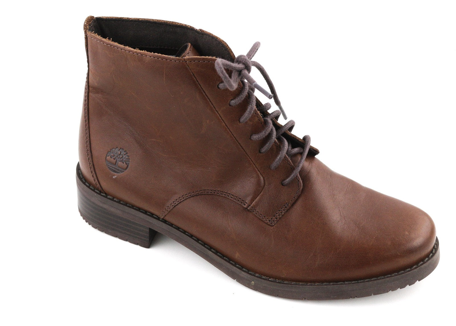 TIMBERLAND A2MKG-A6019 moteriški batai EU37.5/38 tamsiai rudi odiniai laisvalaikio batai su raišteliais 