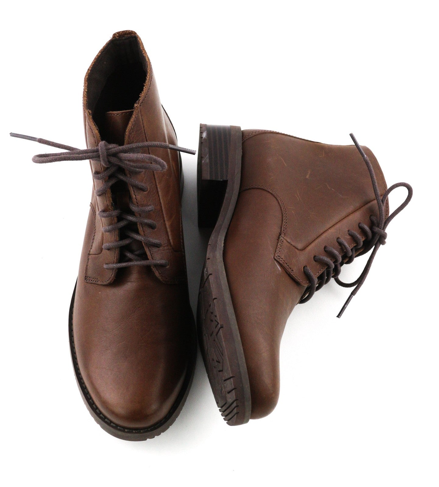 TIMBERLAND A2MKG-A6019 moteriški batai EU37.5/38 tamsiai rudi odiniai laisvalaikio batai su raišteliais 