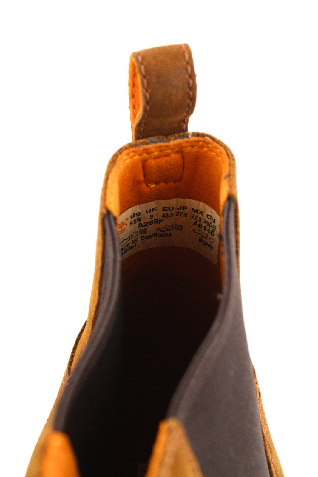 TIMBERLAND A288F-A6146 Men Shoes EU43/43.5 Brown High-Top Pull-On Casual Boots