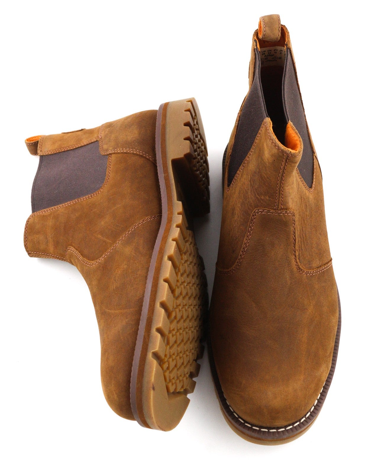 TIMBERLAND A288F-A6146 Men Shoes EU43/43.5 Brown High-Top Pull-On Casual Boots