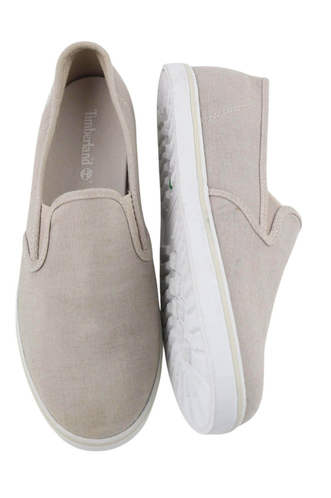 TIMBERLAND A2EXV-A57118 Women Shoes EU38/38.5 Grey Textile Slip Casual Loafers