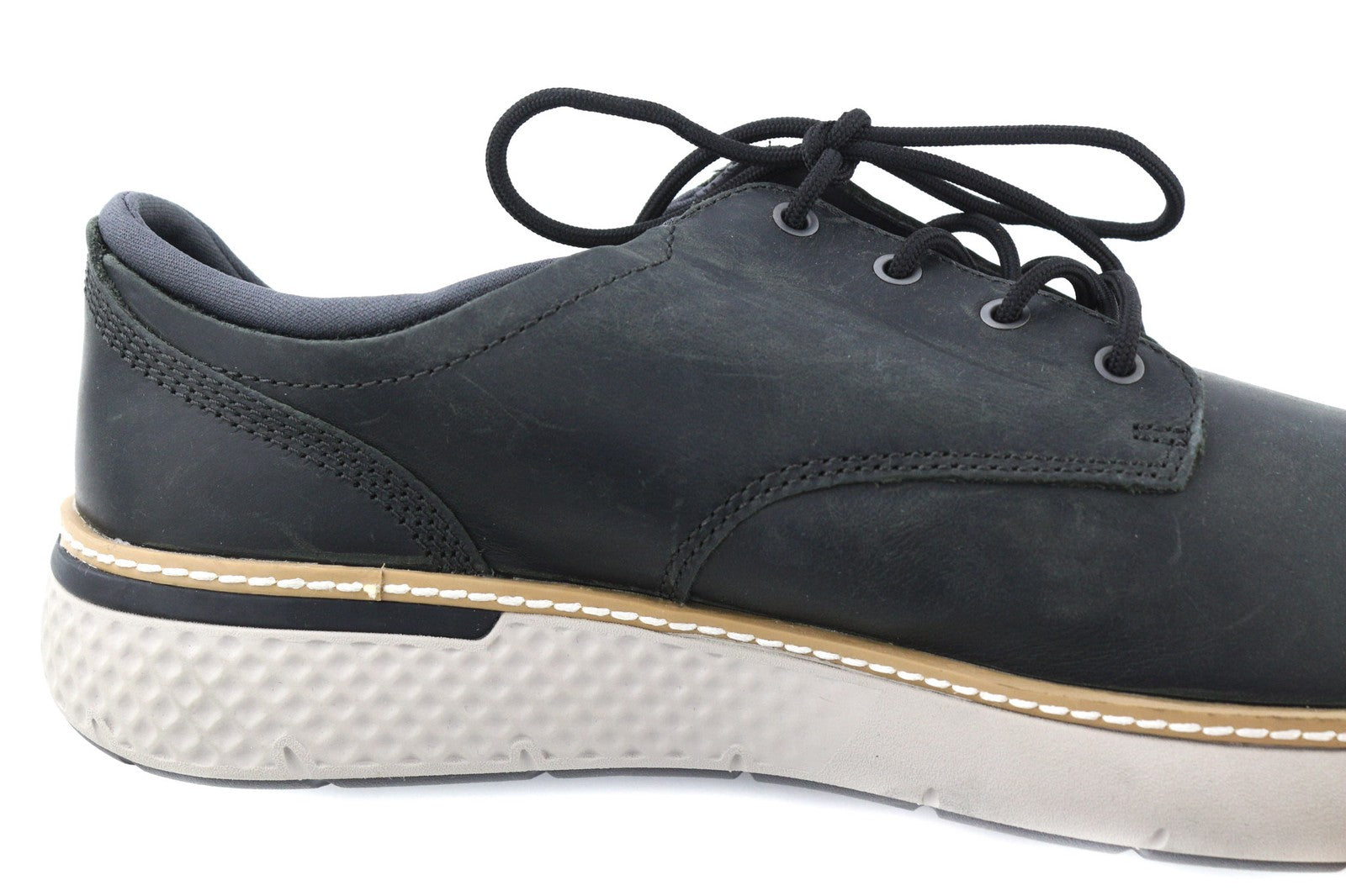 TIMBERLAND A1SQP-A4646 vyriški batai EU43.5/44.5 juodi odiniai laisvalaikio batai žemakulniai su raišteliais 