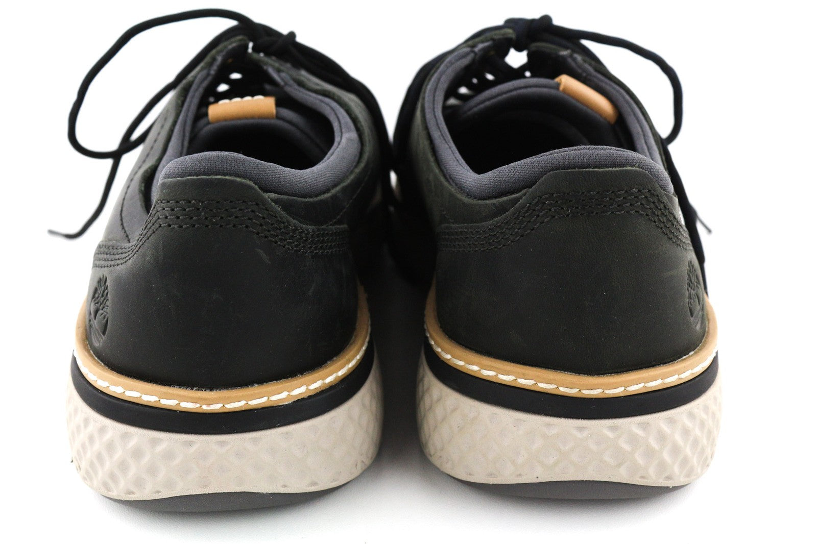 TIMBERLAND A1SQP-A4646 vyriški batai EU43.5/44.5 juodi odiniai laisvalaikio batai žemakulniai su raišteliais 