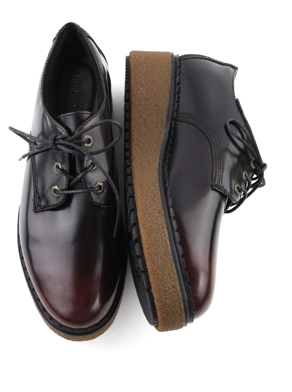 TIMBERLAND A23MS-A3750 moteriški batai EU37.5/38.5 juodi, raudoni, odiniai, žemakulniai bateliai, pora 